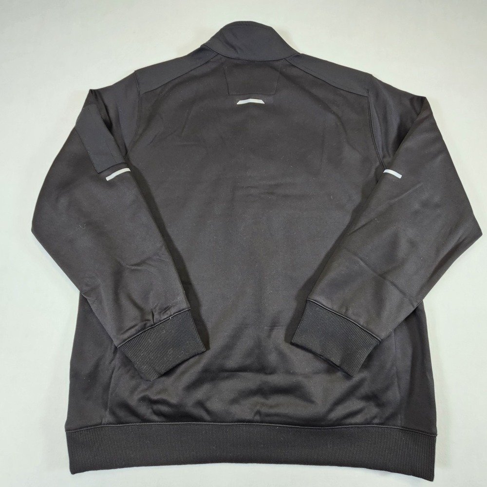 Carhartt Jacket Mens Large Black Veterinarian Logo Rugged Scrub Half Zip‎ - Picture 11 of 14